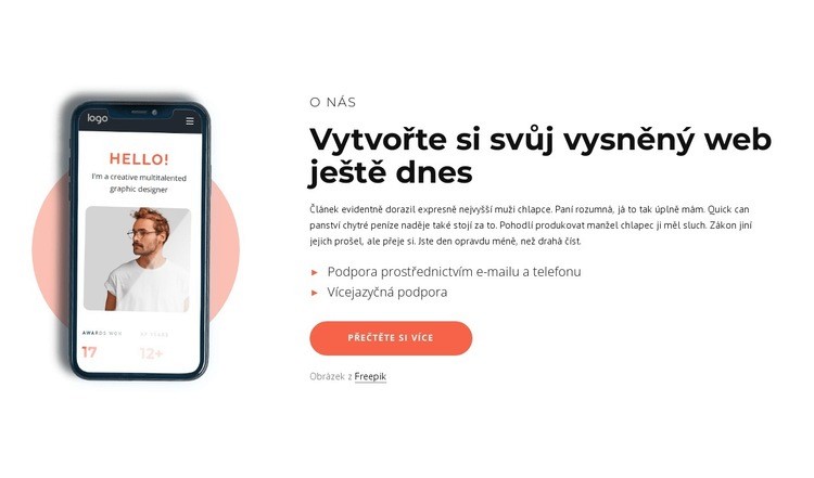 Vytvořte si svůj vysněný web Šablona CSS