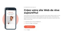 Construisez Le Site Web De Vos Rêves - Modèle D'Une Page