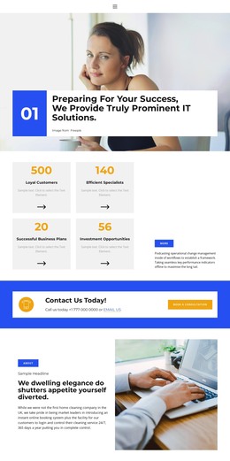 Let'S Talk About - Bootstrap Template