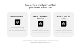 Tre Destinazioni Popolari - Modello Web HTML