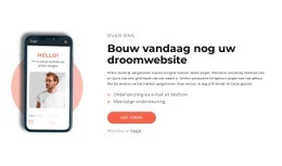 Bouw Je Droomwebsite - Responsieve HTML5-Sjabloon
