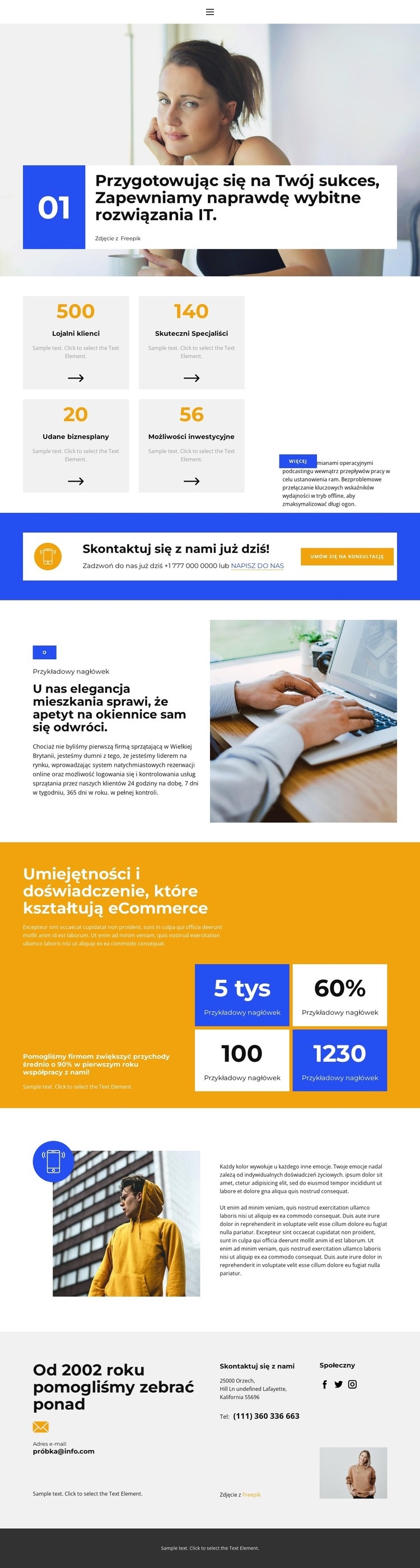 Porozmawiajmy o Szablon HTML5