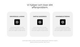 Tre Populära Destinationer - HTML-Webbmall