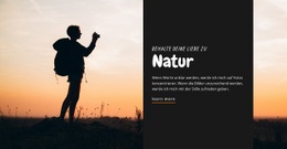 Webseite Für Behalte Deine Liebe Zur Natur