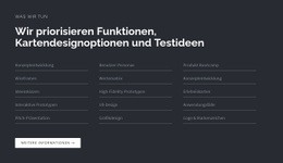 Überschrift Mit Liste Auf Dunklem Hintergrund - Professionell Gestaltet