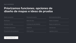 Titular Con Lista Sobre Fondo Oscuro Plantilla Html Básica Con CSS