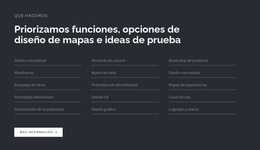 Titular Con Lista Sobre Fondo Oscuro - Tema Creativo Multipropósito De WordPress