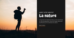 Superbe Conception Web Pour Gardez Votre Amour De La Nature