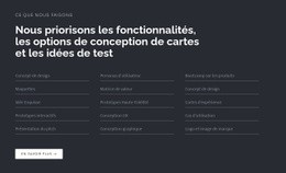 Conception La Plus Créative Pour Titre Avec Liste Sur Fond Sombre