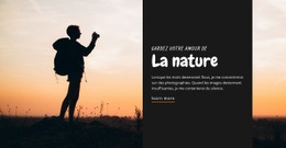 Maquette De Site Web Exclusive Pour Gardez Votre Amour De La Nature