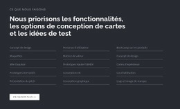 Titre Avec Liste Sur Fond Sombre – Conçu Par Des Professionnels