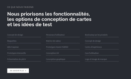 Titre Avec Liste Sur Fond Sombre - Thème WordPress Polyvalent Créatif