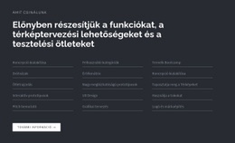 Címsor Listával A Sötét Háttér Előtt – Kreatív Többcélú WordPress-Téma