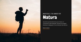 Mockup Di Sito Web Esclusivo Per Mantieni Il Tuo Amore Per La Natura