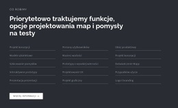 Nagłówek Z Listą Na Ciemnym Tle - Profesjonalna Strona Docelowa