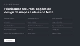 Design Mais Criativo Para Título Com Lista Em Fundo Escuro