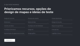 Título Com Lista Em Fundo Escuro - Projetado Profissionalmente