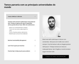 Descubra Mais Sobre Nós Modelos De Site Responsivos