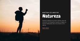 Mantenha Seu Amor Pela Natureza - Modelo Para Adicionar Elementos À Página