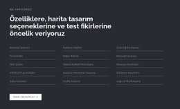 Koyu Arka Planda Liste Içeren Başlık - HTML Generator Online