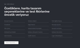 Koyu Arka Planda Liste Içeren Başlık - Site Oluşturucu