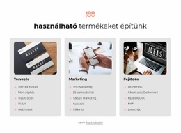 Sikeres Projekteket Építünk - Egyszerű Webhelysablon