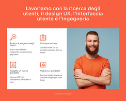 Lavoriamo Con UX Design E Engineering - Modello HTML Gratuito