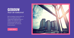 Bouwen Aan De Toekomst En Innovatie - HTML-Sjabloon Downloaden