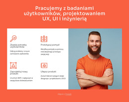 Współpracujemy Z Projektowaniem I Inżynierią UX - Darmowy Szablon HTML