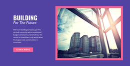 Building The Future And Innovation - Best One Page Website