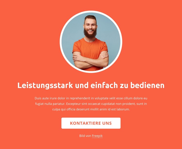 Strategie, Design und Entwicklung CSS-Vorlage