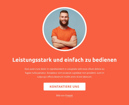 Strategie, Design Und Entwicklung – Einfache Website-Vorlage