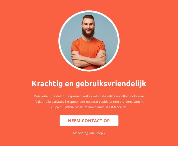 Strategie, ontwerp en ontwikkeling CSS-sjabloon