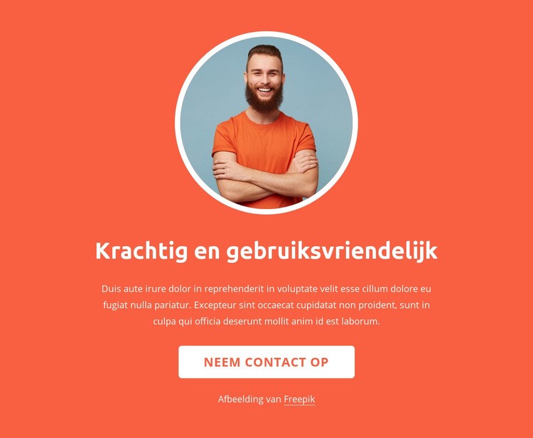 Strategie, ontwerp en ontwikkeling Html Website Builder