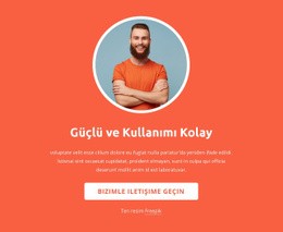 Strateji, Tasarım Ve Geliştirme Için Özel Web Sitesi Oluşturucu