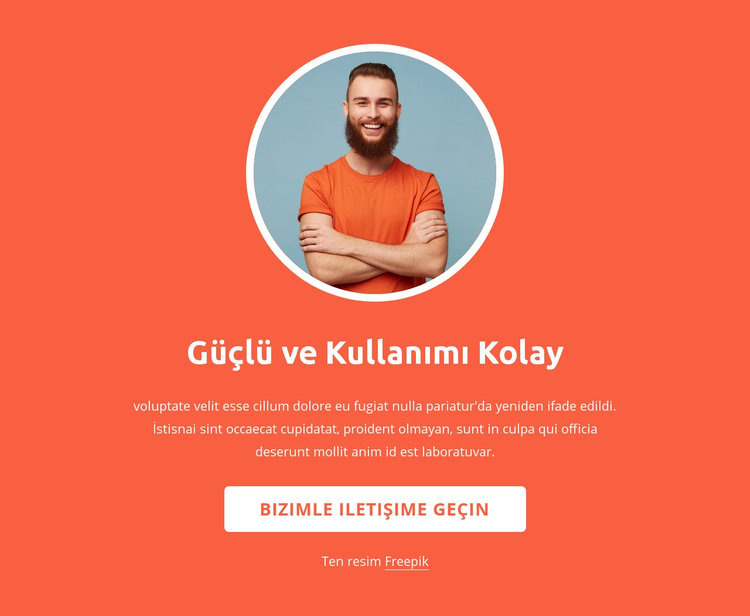 Strateji, tasarım ve geliştirme WordPress Teması