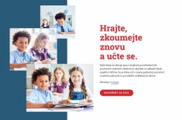 Hrajte Zkoumejte A Učte Se – Kreativní Víceúčelová Šablona