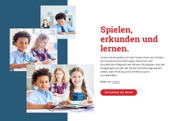 Spielen Sie Erkunden Und Lernen - E-Commerce-Website