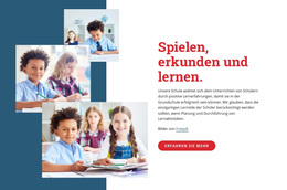 Spielen Sie Erkunden Und Lernen – Modernes WordPress-Theme