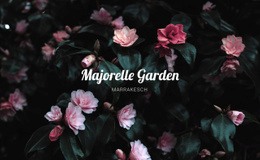 Majorelle Garten HTML-Website