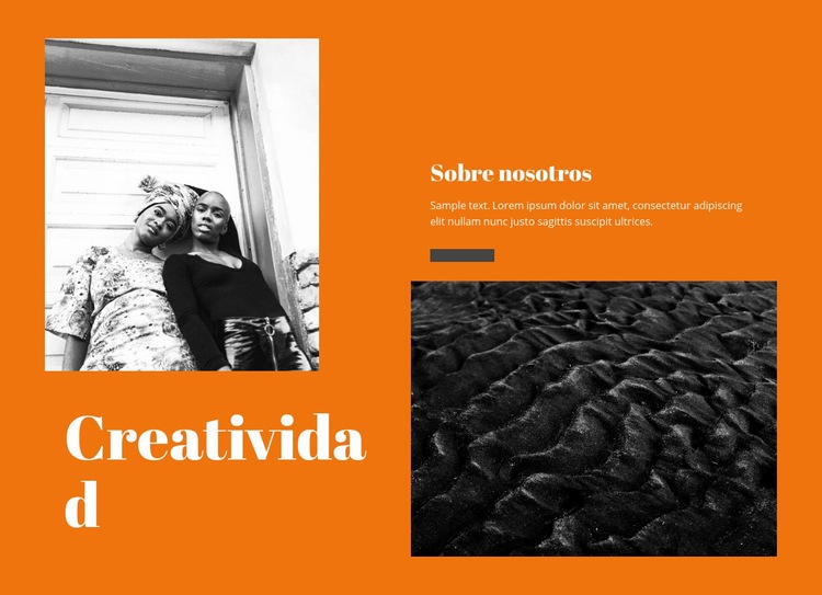 Agencia de creatividad Plantilla HTML5