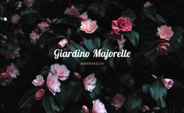 Giardino Majorelle - Modello Joomla Semplice