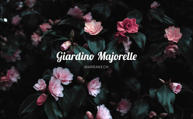 Giardino Majorelle Tema WordPress