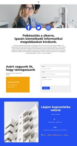 Kapcsolatfelvételi Oldal