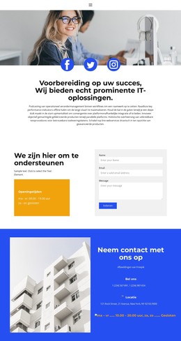 Kom Bespreken - HTML-Sjablooncode