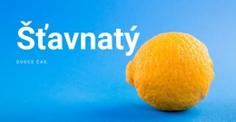 Ovoce Čas – Responzivní HTML5 Šablona