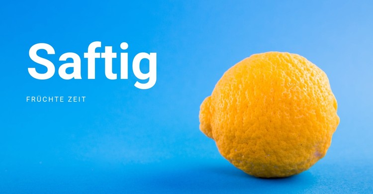 Fruchtzeit CSS-Vorlage