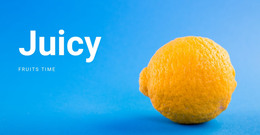 Fruits Time - Easy-To-Use Homepage Design