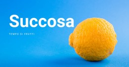 Un Design Esclusivo Del Sito Web Per Tempo Di Frutta