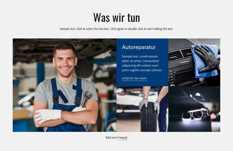 Von einfach bis komplex Website Builder-Vorlagen